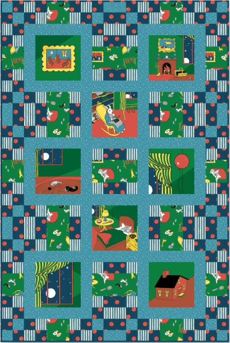 Goodnight Moon by Cloud9 Fabrics : Bread Box Quilt Kit