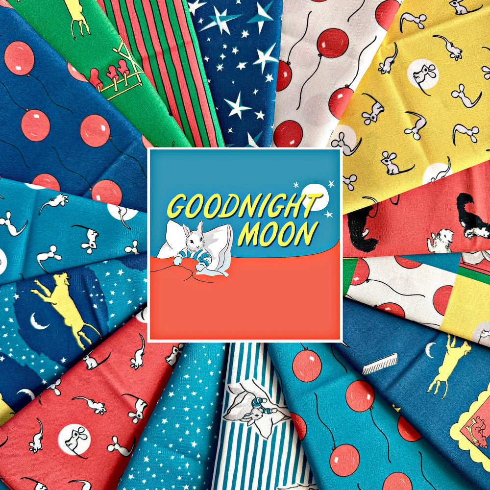 Goodnight Moon by Cloud9 Fabrics : Snuggle Patch Quilt Kit