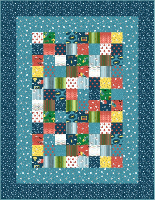 Goodnight Moon by Cloud9 Fabrics : Snuggle Patch Quilt Kit