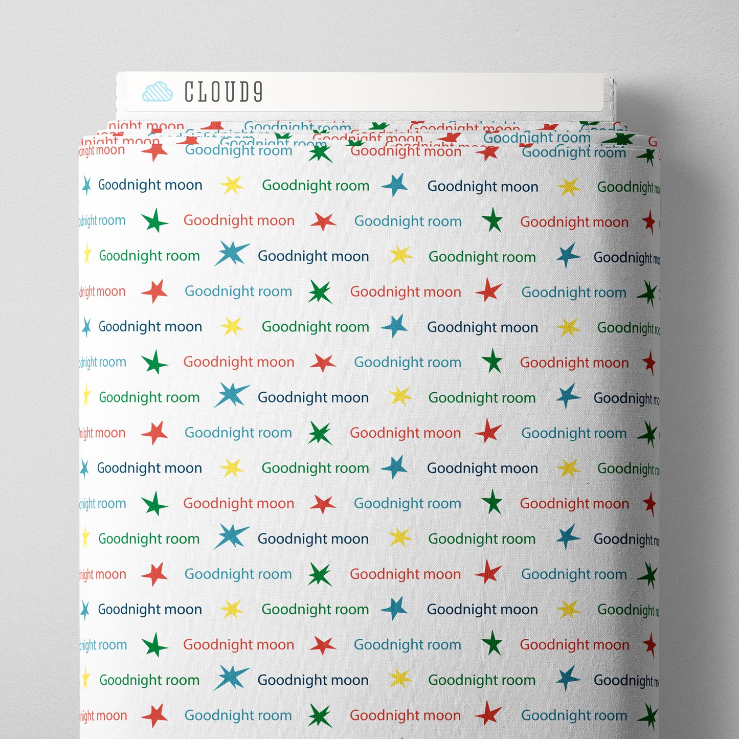 Goodnight Moon by Cloud9 Fabrics : White/Multi 229225
