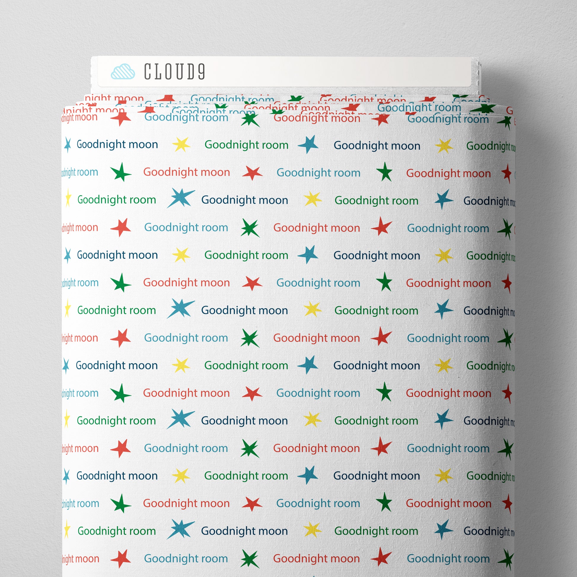 Goodnight Moon by Cloud9 Fabrics : White/Multi 229225