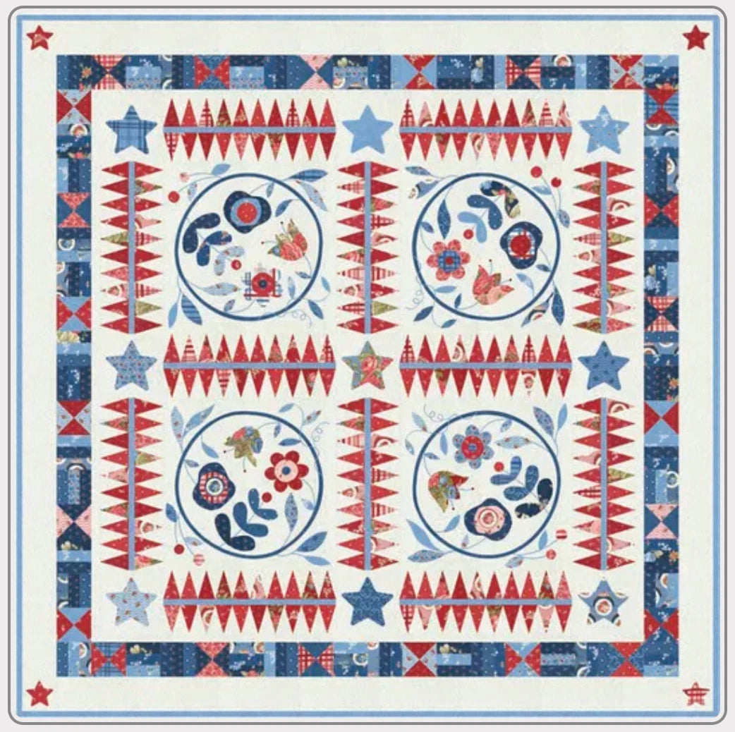 Grand Haven by Minick & Simpson : Braeburn Quilt Front Shop Sample