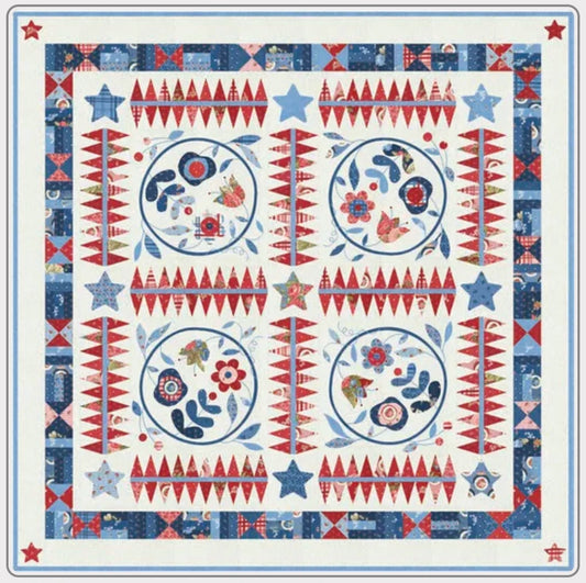 Grand Haven by Minick & Simpson : Braeburn Quilt Front Shop Sample