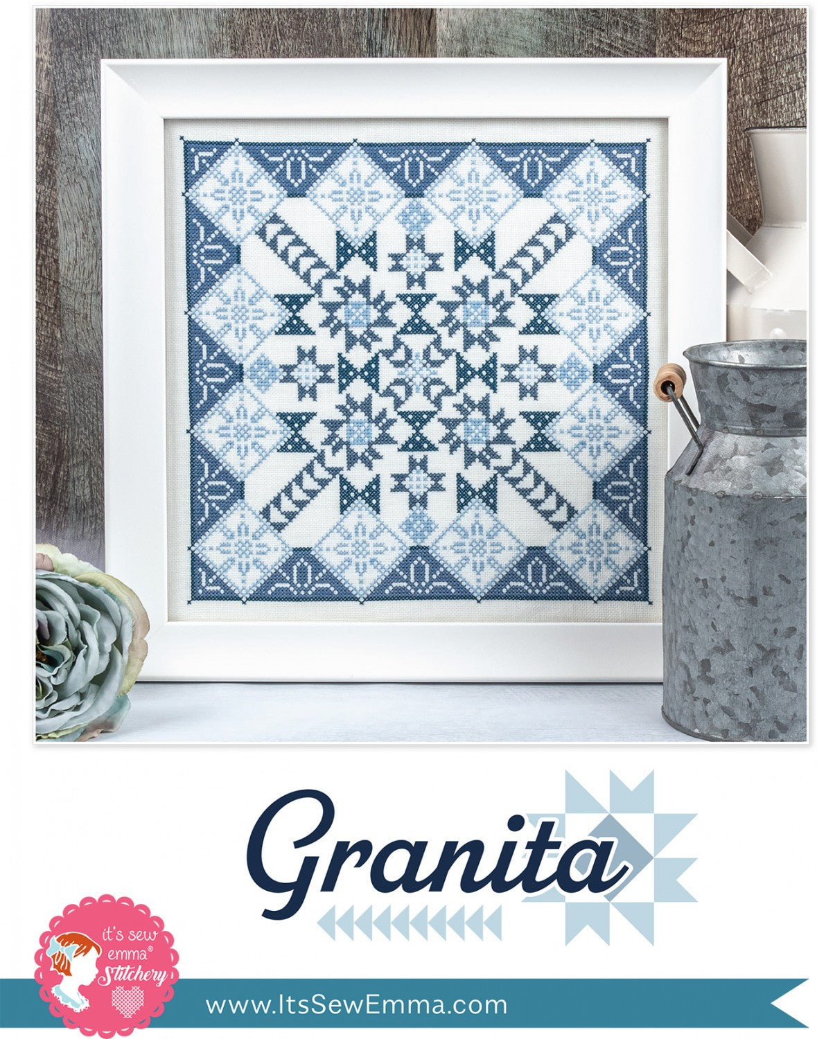Granita Cross Stitch Pattern # ISE-451 - Special Order – Modern Quilt Co.
