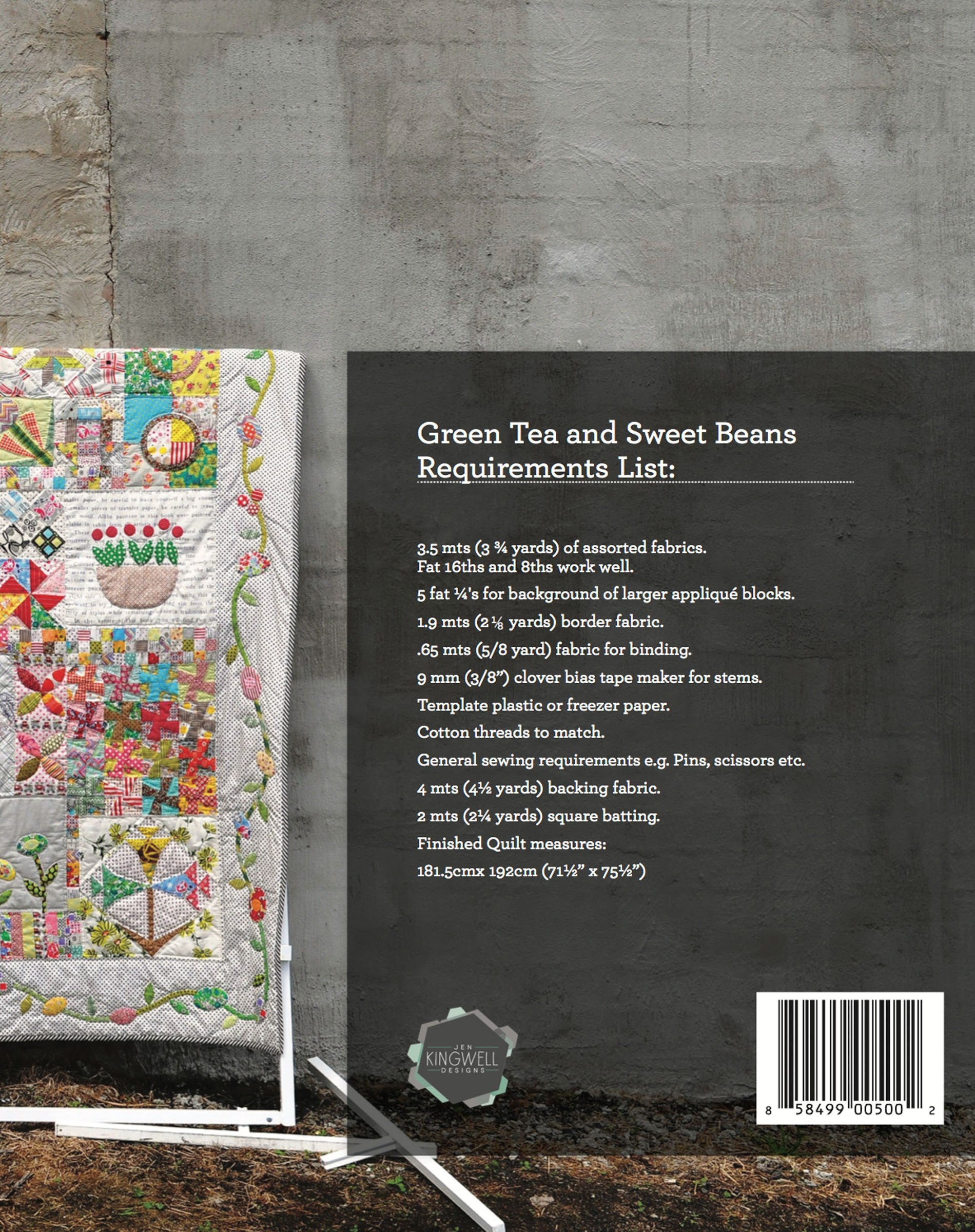 Green Tea & Sweet Beans Booklet by Jen Kingwell Designs - Special Order