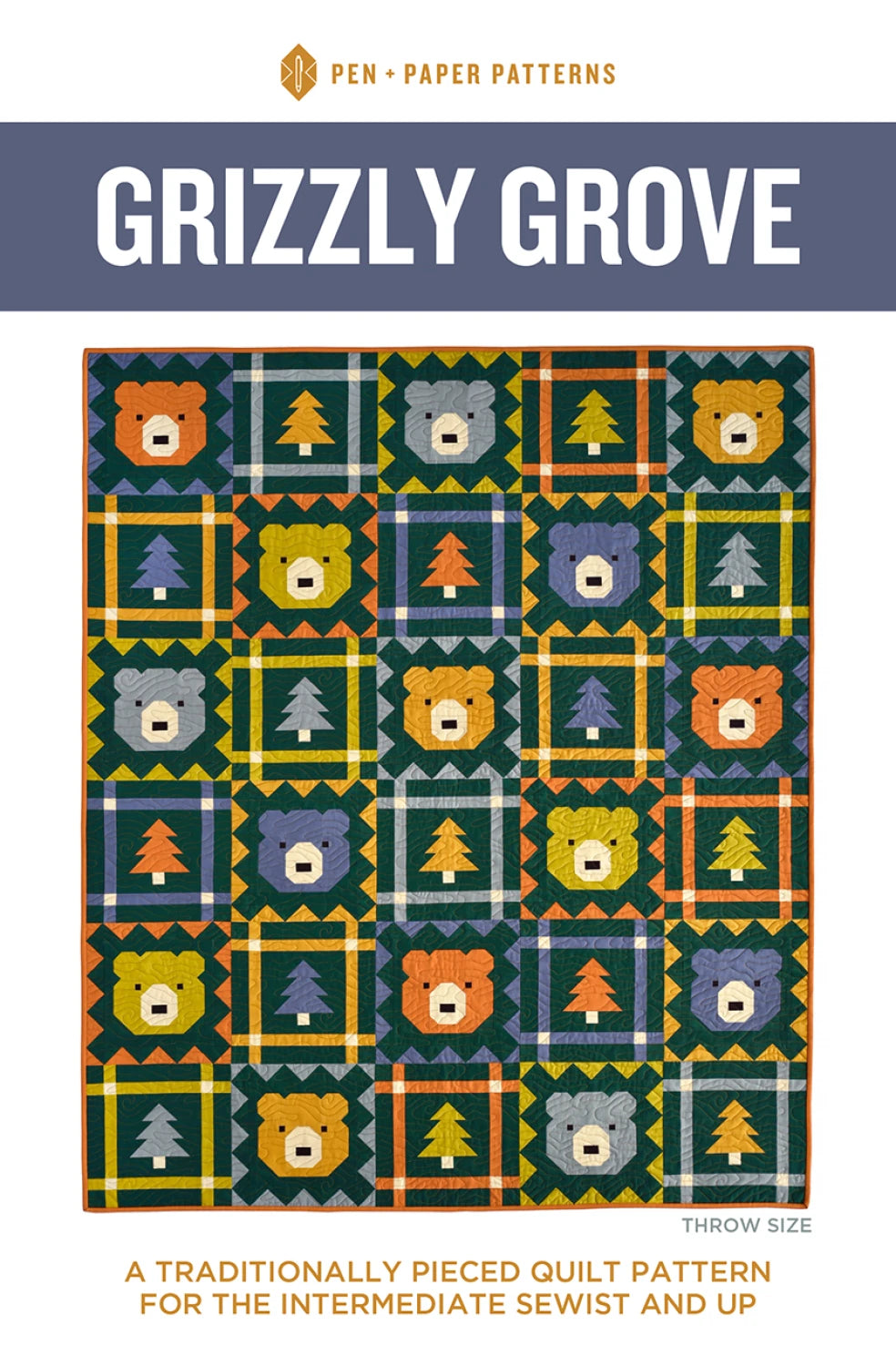 Grizzly Grove Quilt Pattern by Pen + Paper Patterns (Expected late November 2025)