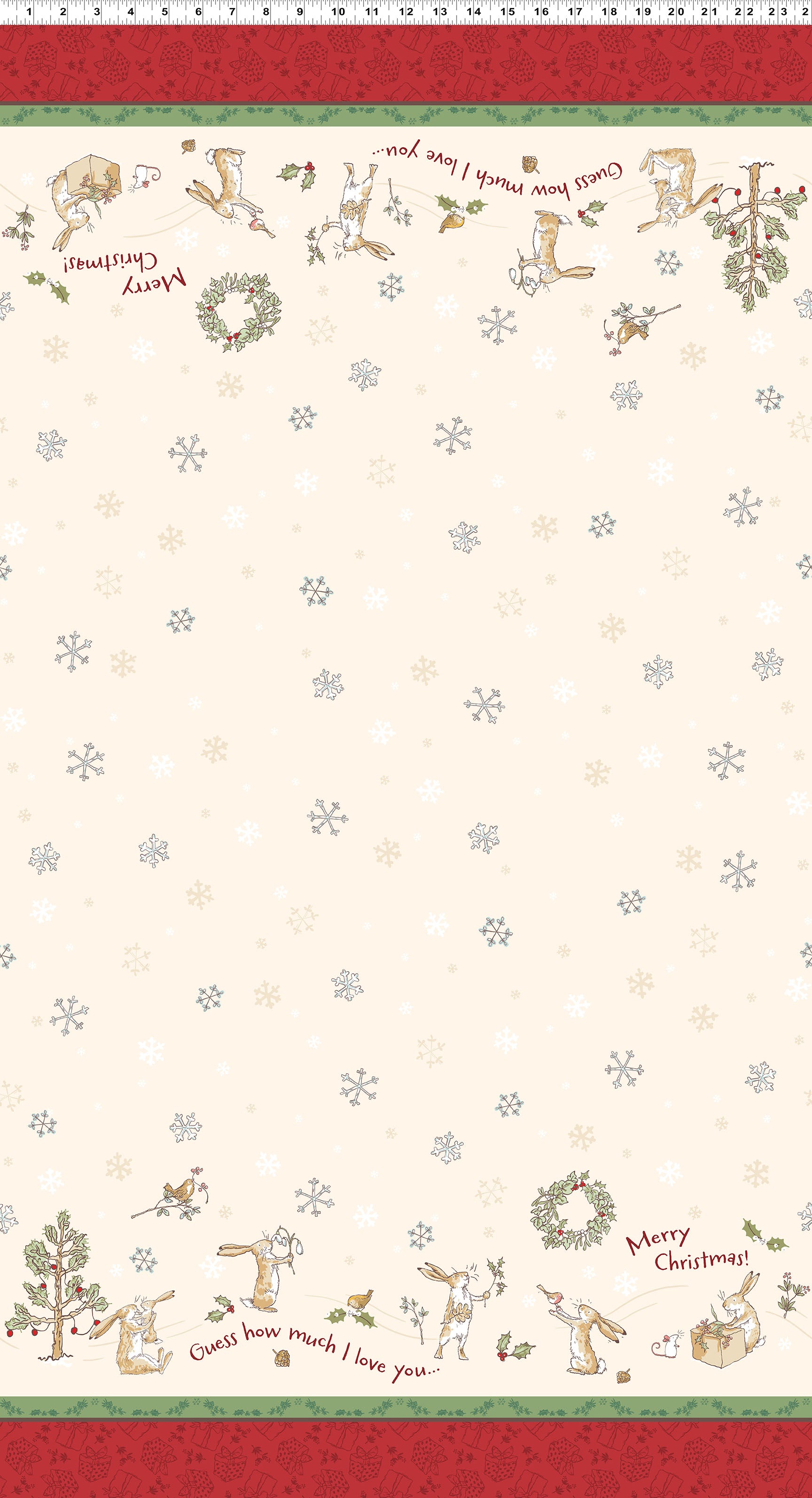 Guess How Much I Love You 2026 by Anita Jeram : Double Border Y4818-57 Cream