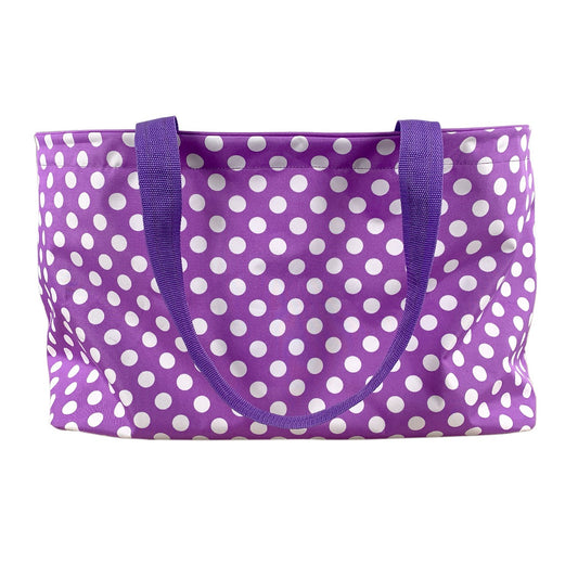 Gypsy Tote Purple Dot # TGQ073 - Special Order