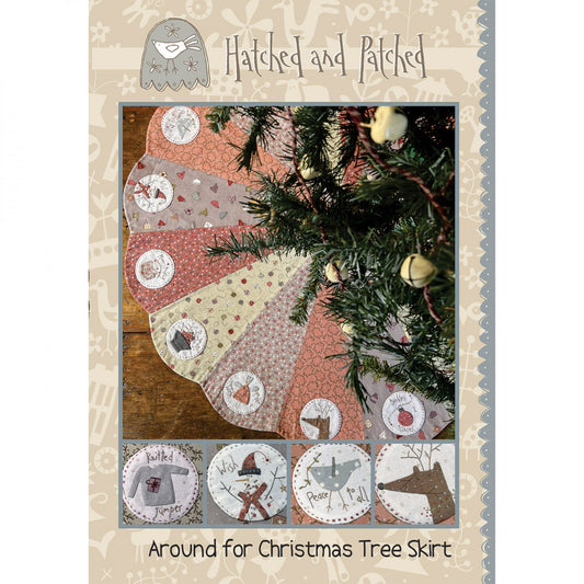 Around For Christmas Tree Skirt # HAPP132 - Special Order