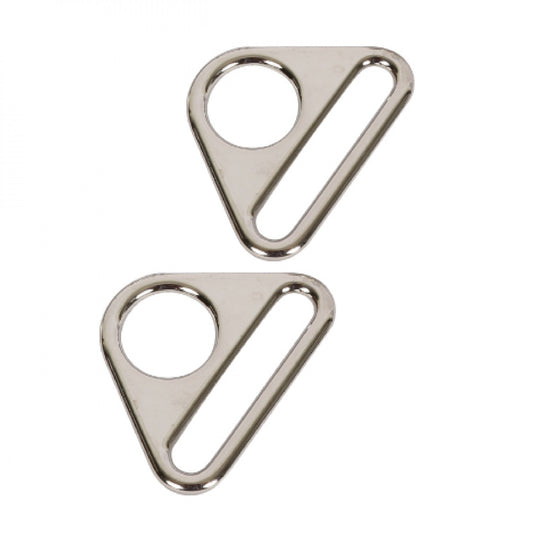 Triangle Ring Flat 1-1/2in Nickel Set of Two # HAR15TRNTWO - Special Order