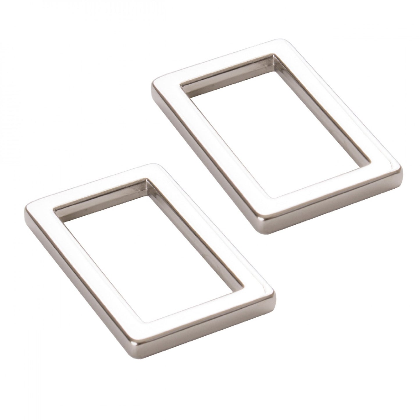 Rectangle Ring Flat 1in Nickel Set of Two # HAR1RRNTWO - Special Order