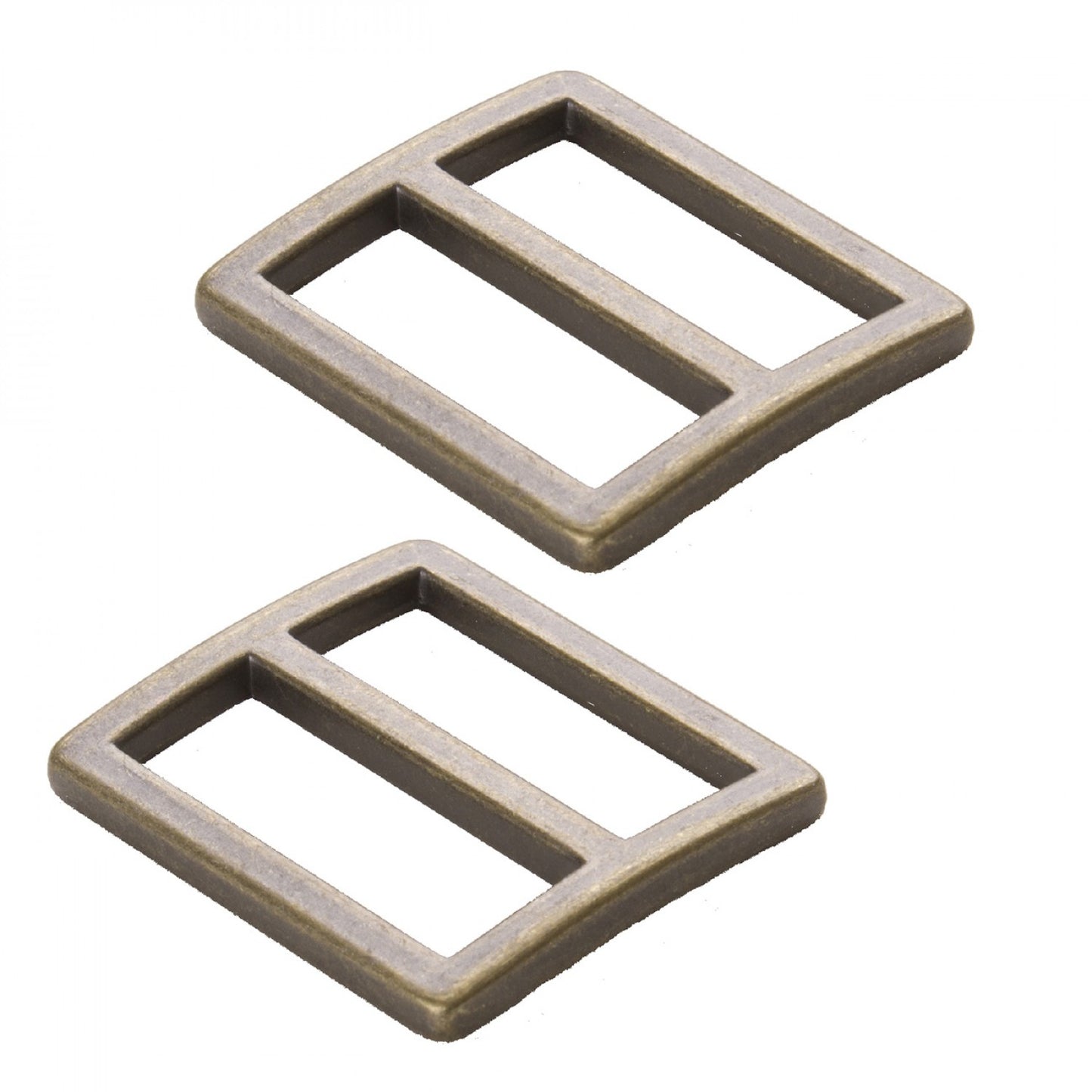 Slider Flat Widemouth 1in Antique Brass Set of Two # HAR1SLABTWO - Special Order