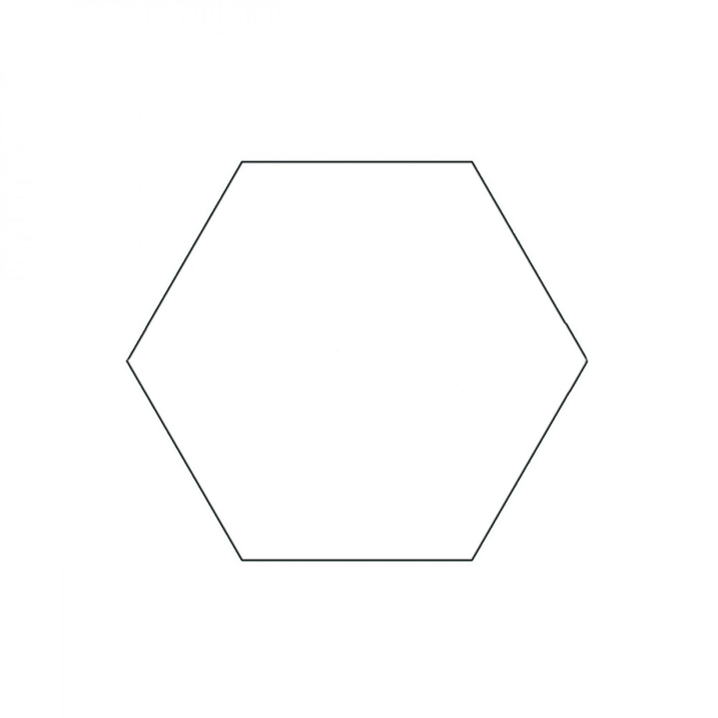 Hexagon 2-1/2in 300pc # HEX250B - Special Order