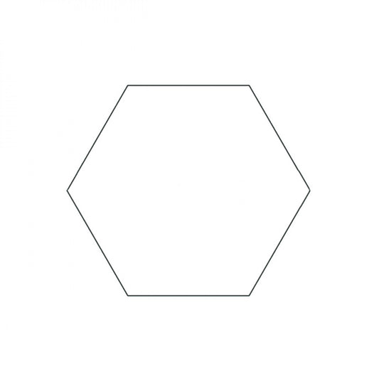 Hexagon 2-1/2in 300pc # HEX250B - Special Order