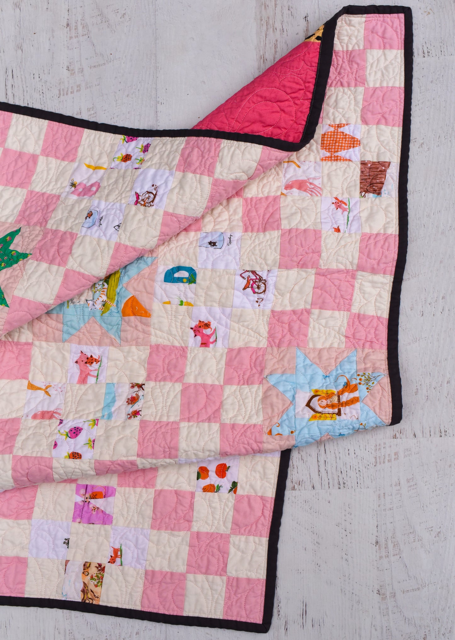 Heather Ross Favorites by Heather Ross - Camp Fire Glow Quilt Kit