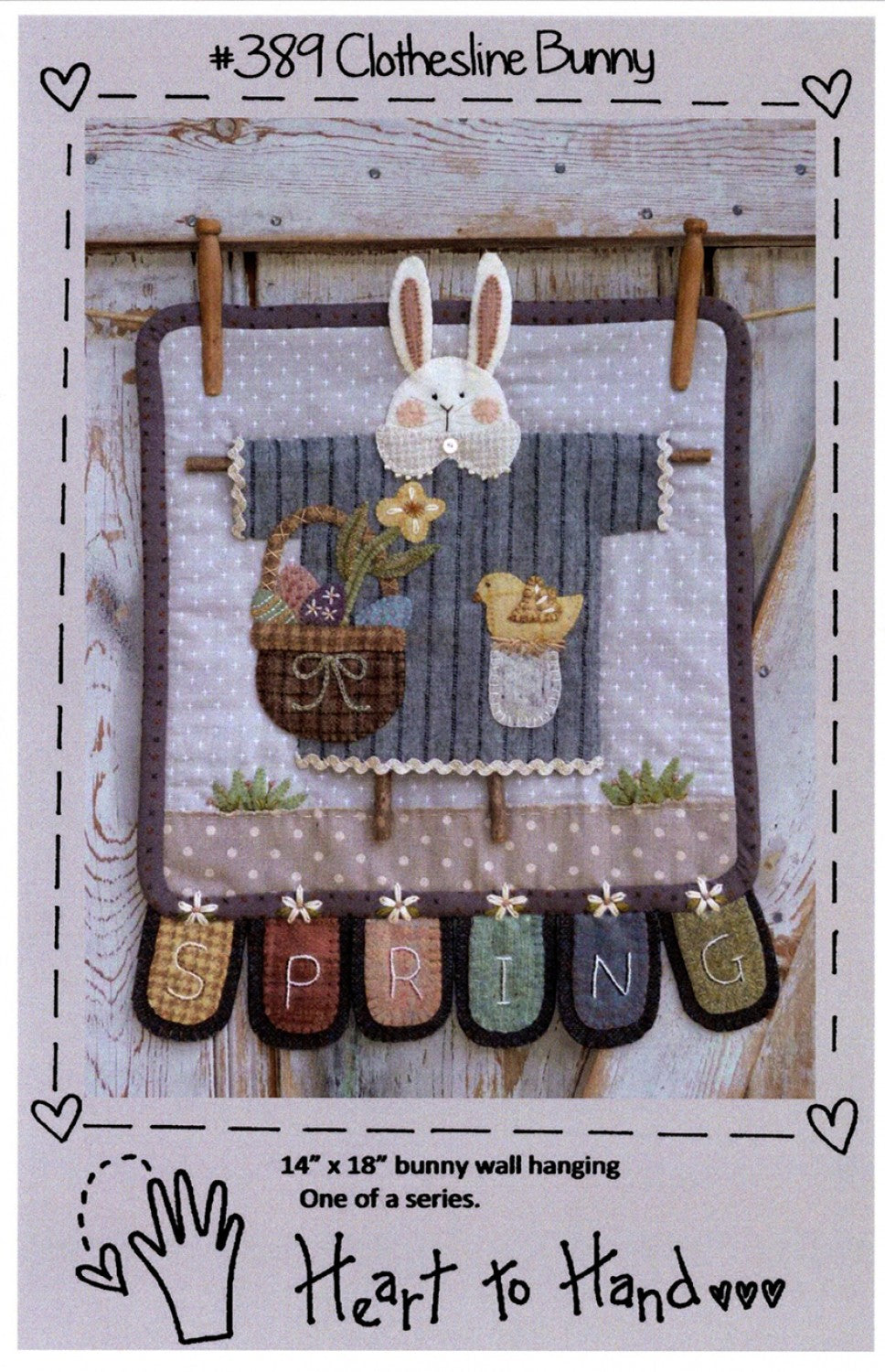 Clothesline Bunny # HTH389-  Special Order