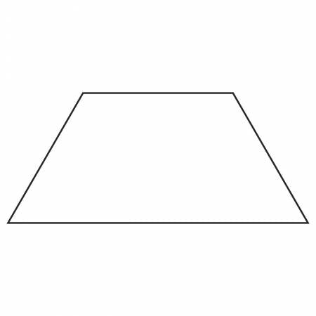 Half Hexagon Papers & Acrylic Templates - Special Order - Multiple Sizes