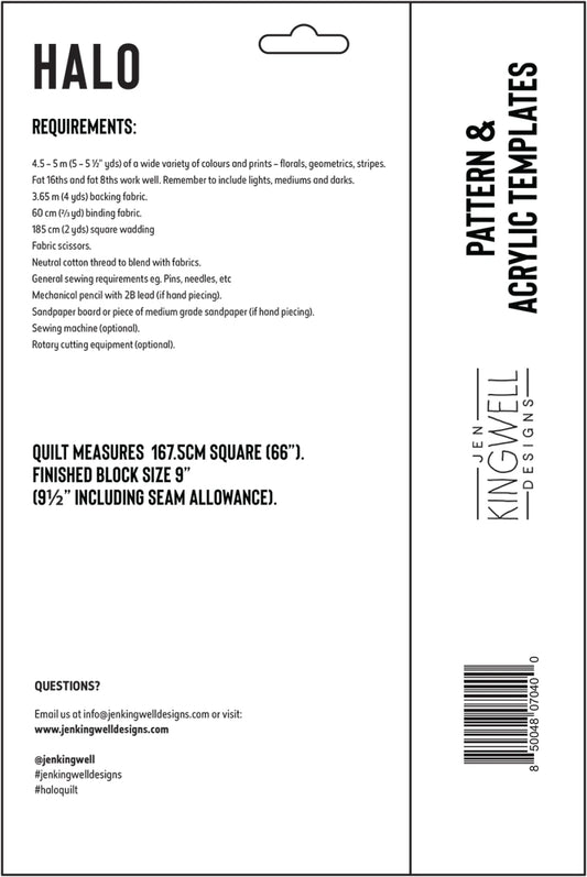 Halo Pattern & Templates by Jen Kingwell Designs