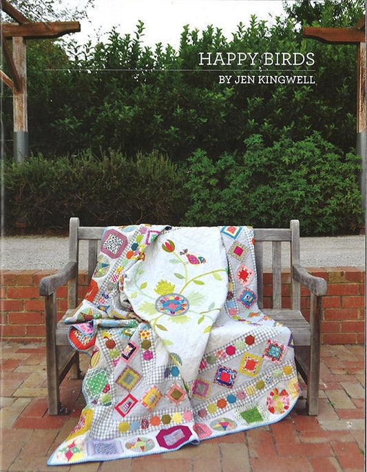 Happy Birds Pattern by Jen Kingwell Designs - Special Order
