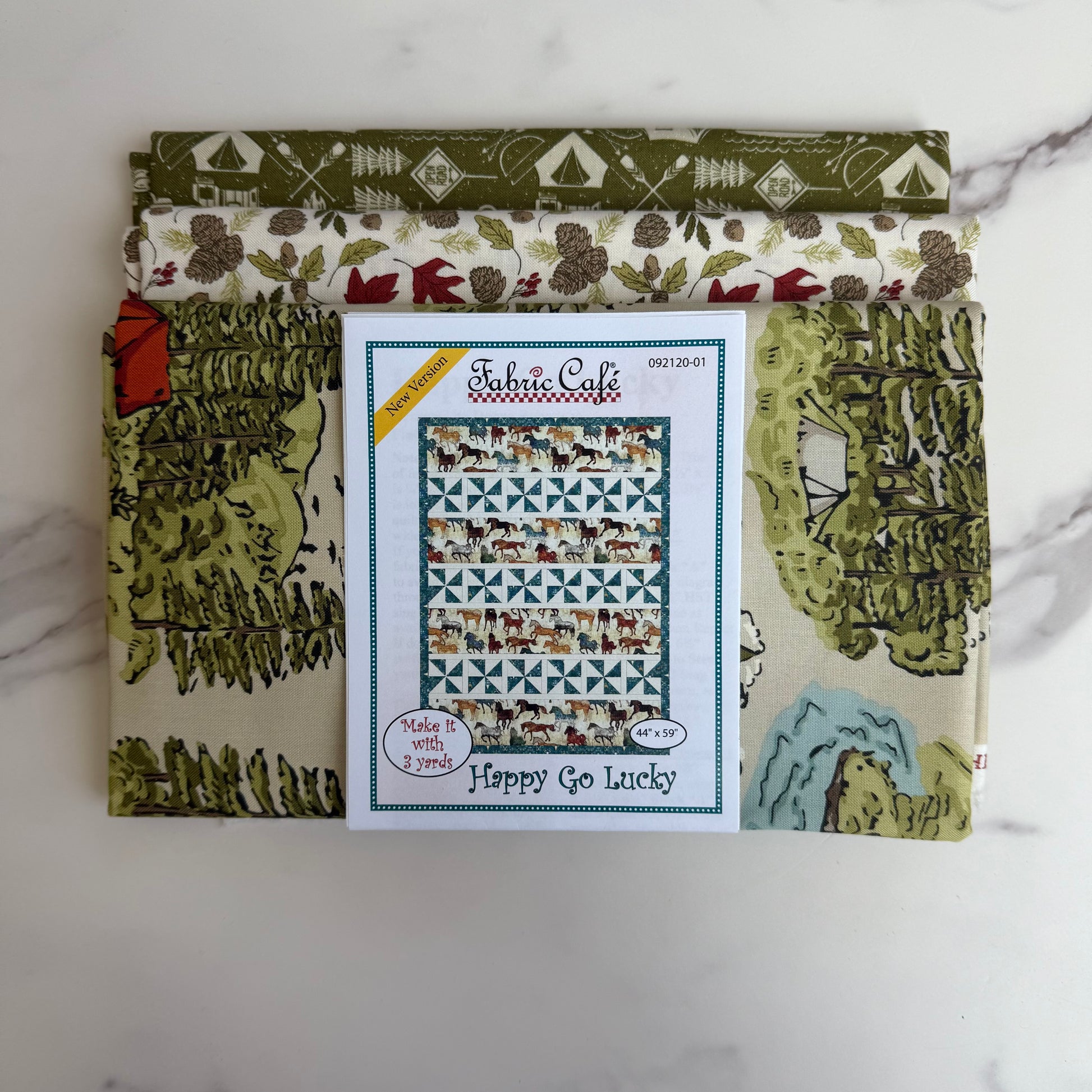 Happy Go Lucky Quilt Kit featuring The Great Outdoors by Stacy Iest Hsu - 3 Yard Quilt Kit