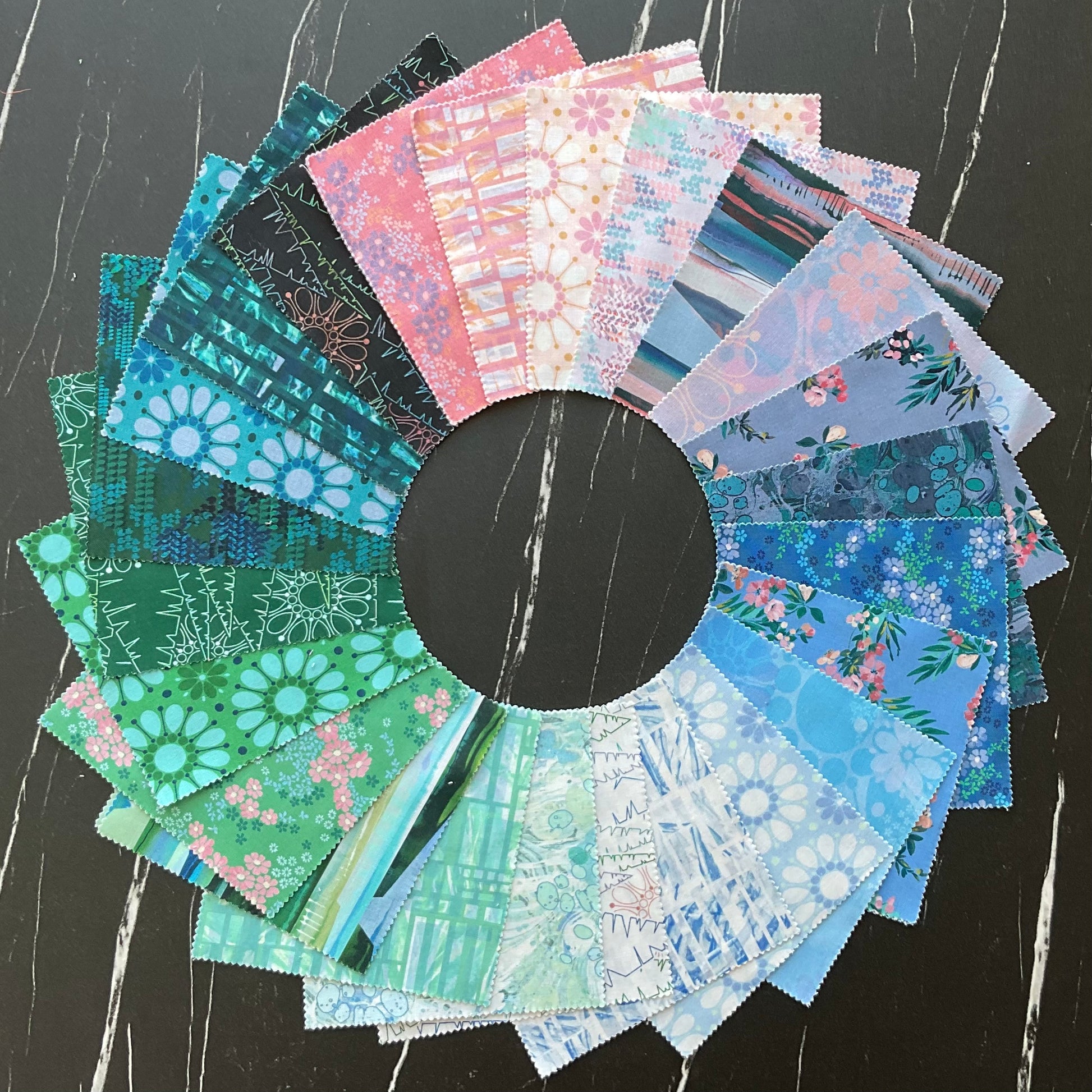 Happy Hilltop by Wishwell for Robert Kaufman Charm Pack