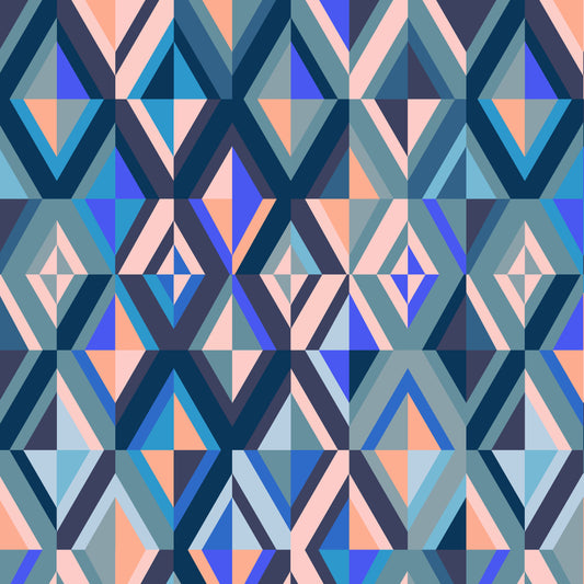 Happy Place by Annabel Wrigley - Diamonds 55374D-7 Blueberry