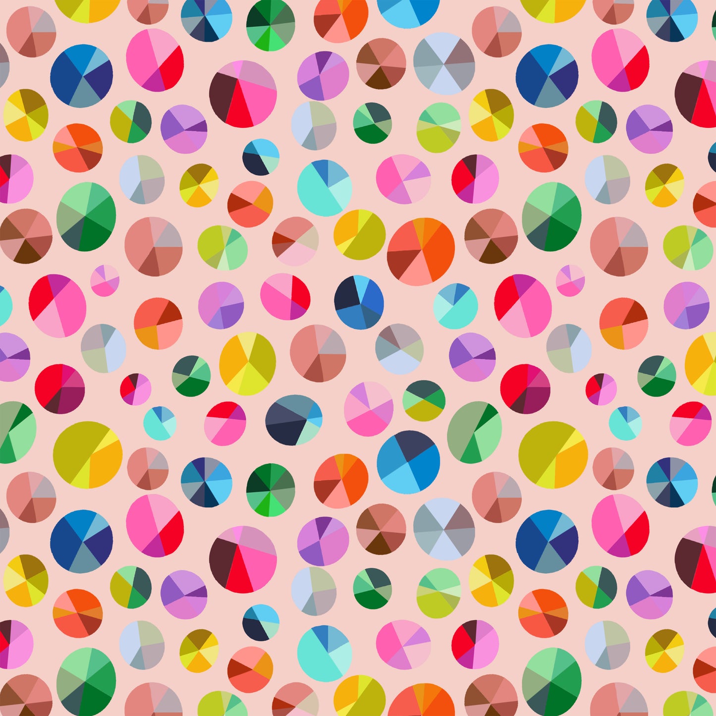 Happy Place by Annabel Wrigley - Freewheel 55378D-9 Blush