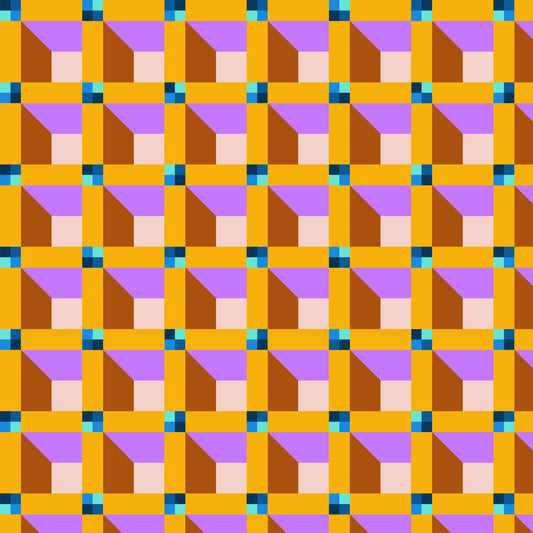 Happy Place by Annabel Wrigley - Window 55376D-13 Viola