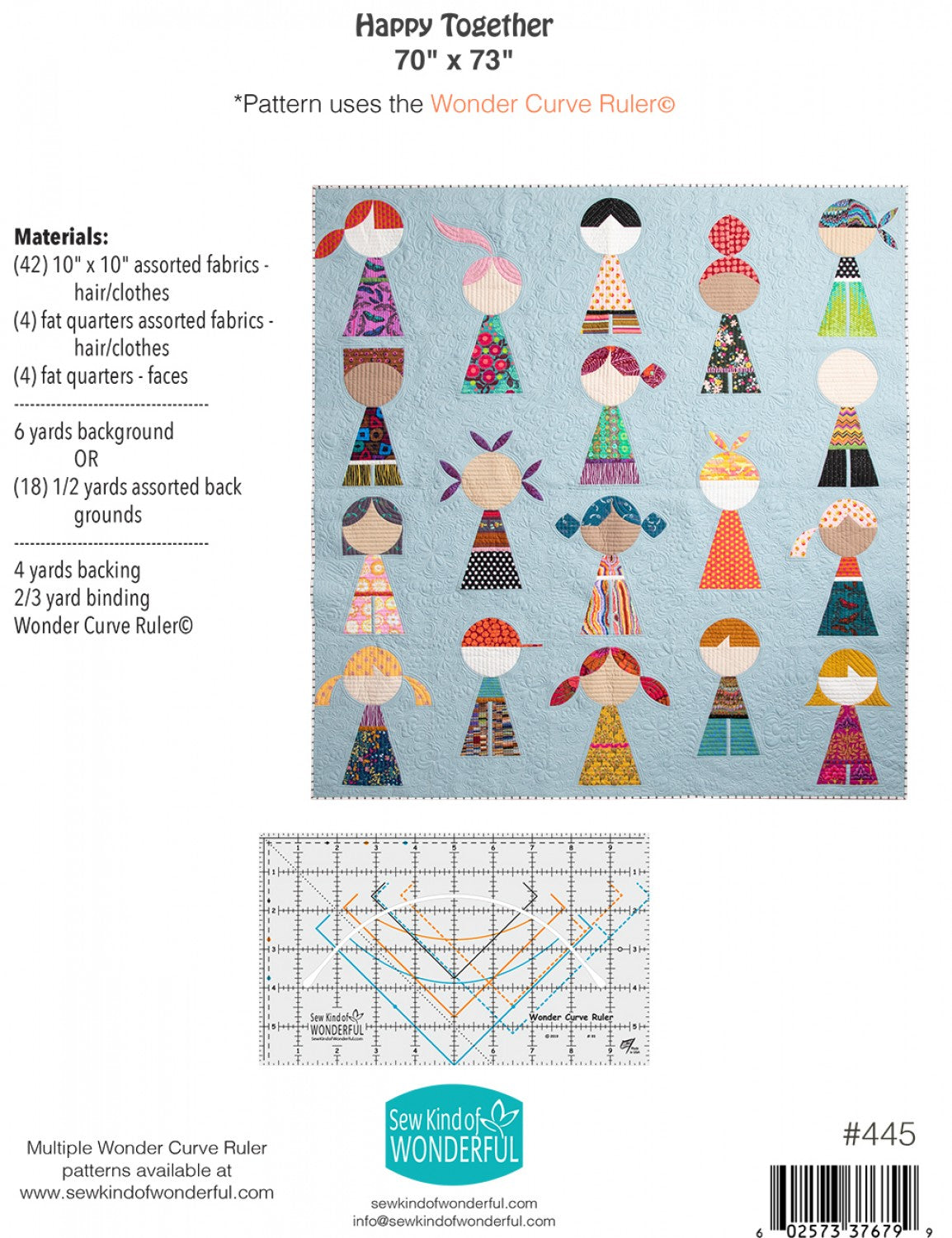 Happy Together Quilt Pattern by Sew Kind of Wonderful