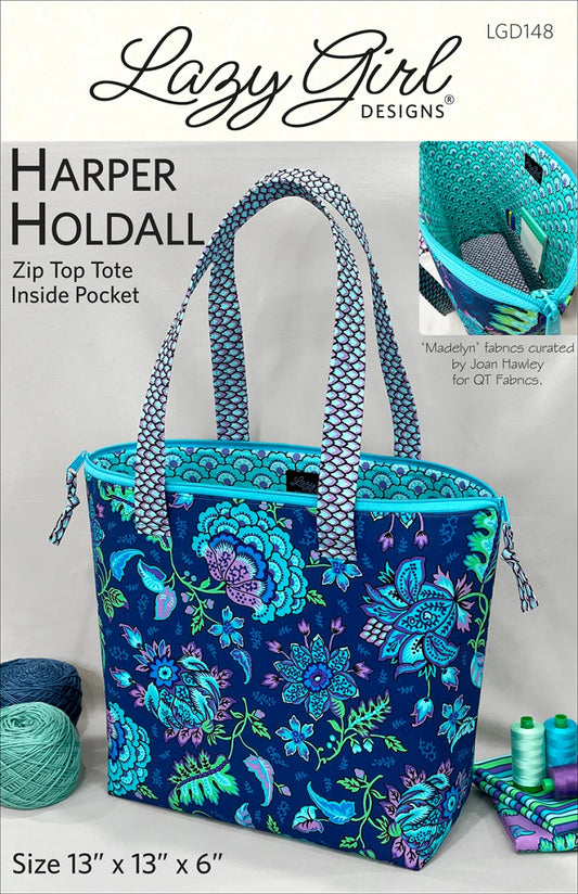 Harper Holdall by Lazy Girl Designs