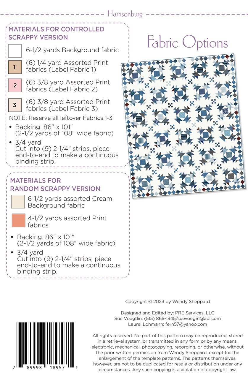 Harrisonburg # WS57 - Special Order