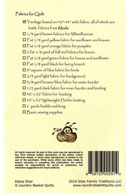 Harvest Pumpkin # LBQ0251 - Special Order