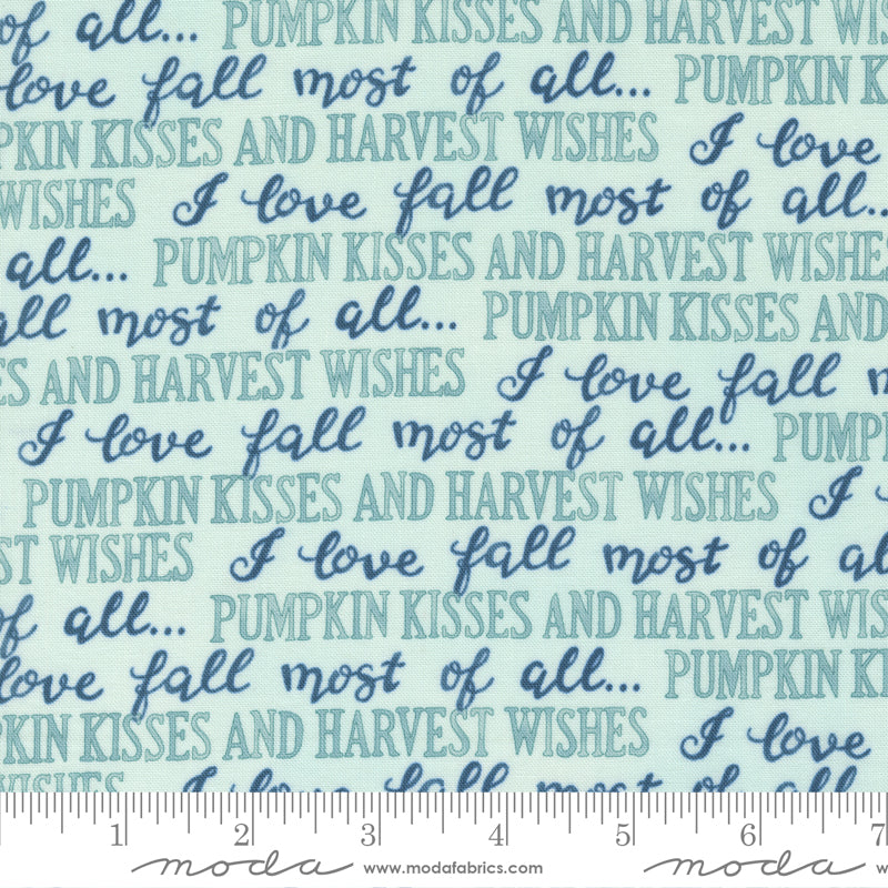 Harvest Wishes by Deb Strain - Fall Words - Aqua 56062 13