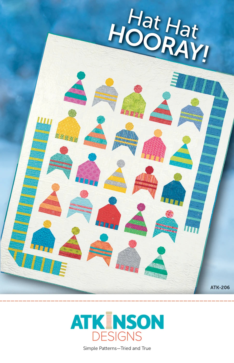 Hat Hat Hooray Quilt Pattern by Atkinson Designs – Modern Quilt Co.