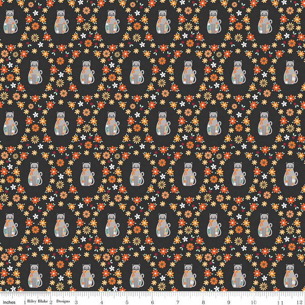 Haunted Adventure by Beverly McCollough - Spooky Kitties Charcoal