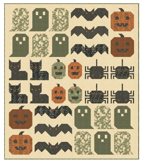 Home Sweet Haunt by Stacy Iest Hsu : Haunting Good Time Quilt Kit (Estimated Ship Date May 2025)