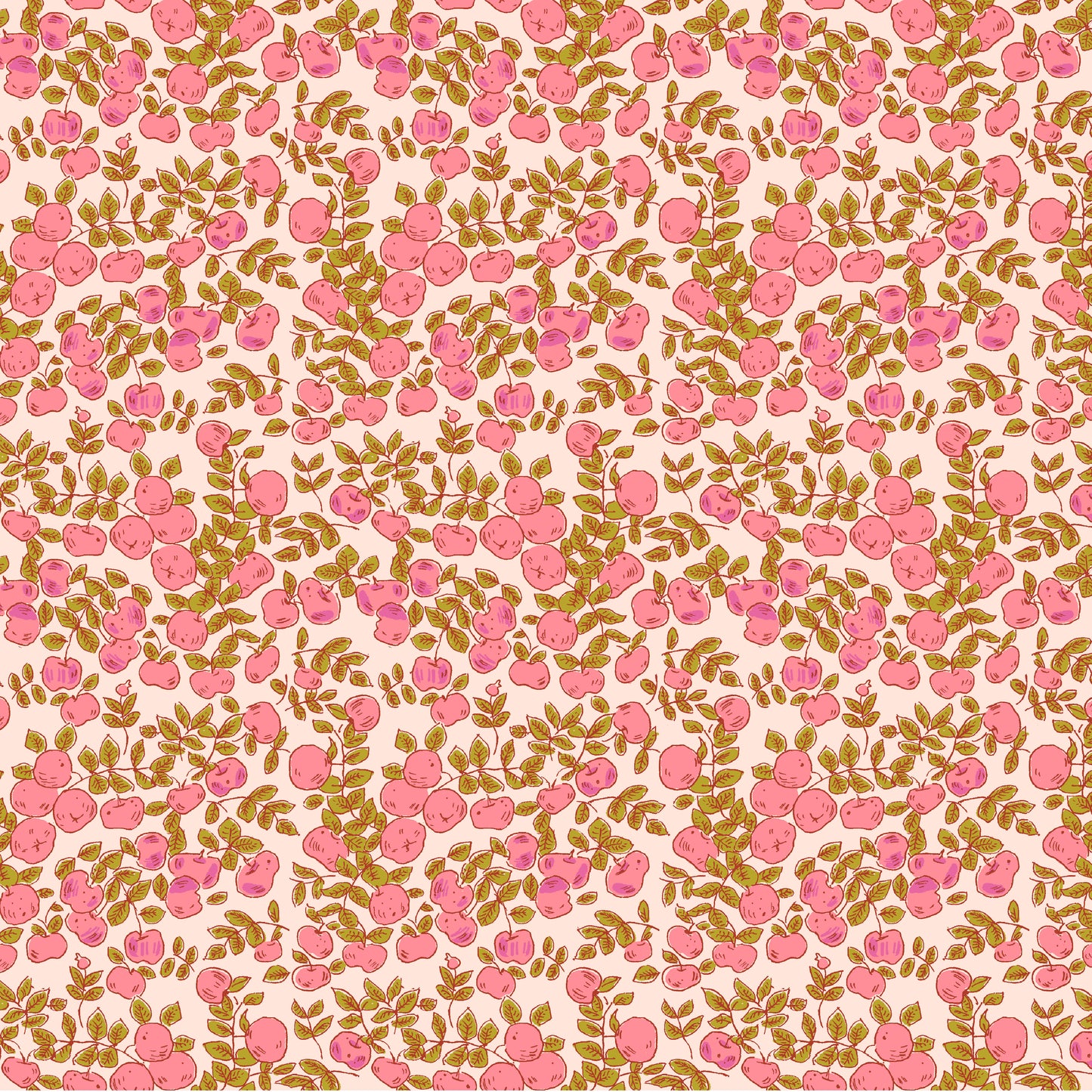 Heather Ross Favorites by Heather Ross - Apples 53849D-1 Blush