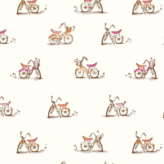 Heather Ross Favorites by Heather Ross - Dream Bike 54327D-3 White
