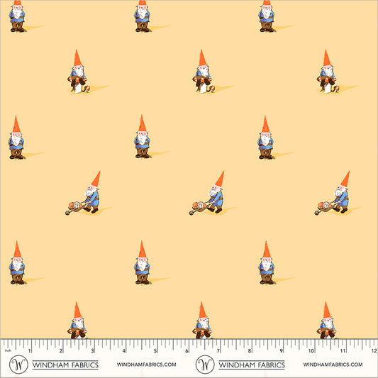 Heather Ross Favorites by Heather Ross - Gnomes 54324D-2 Yellow