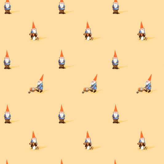 Heather Ross Favorites by Heather Ross - Gnomes 54324D-2 Yellow