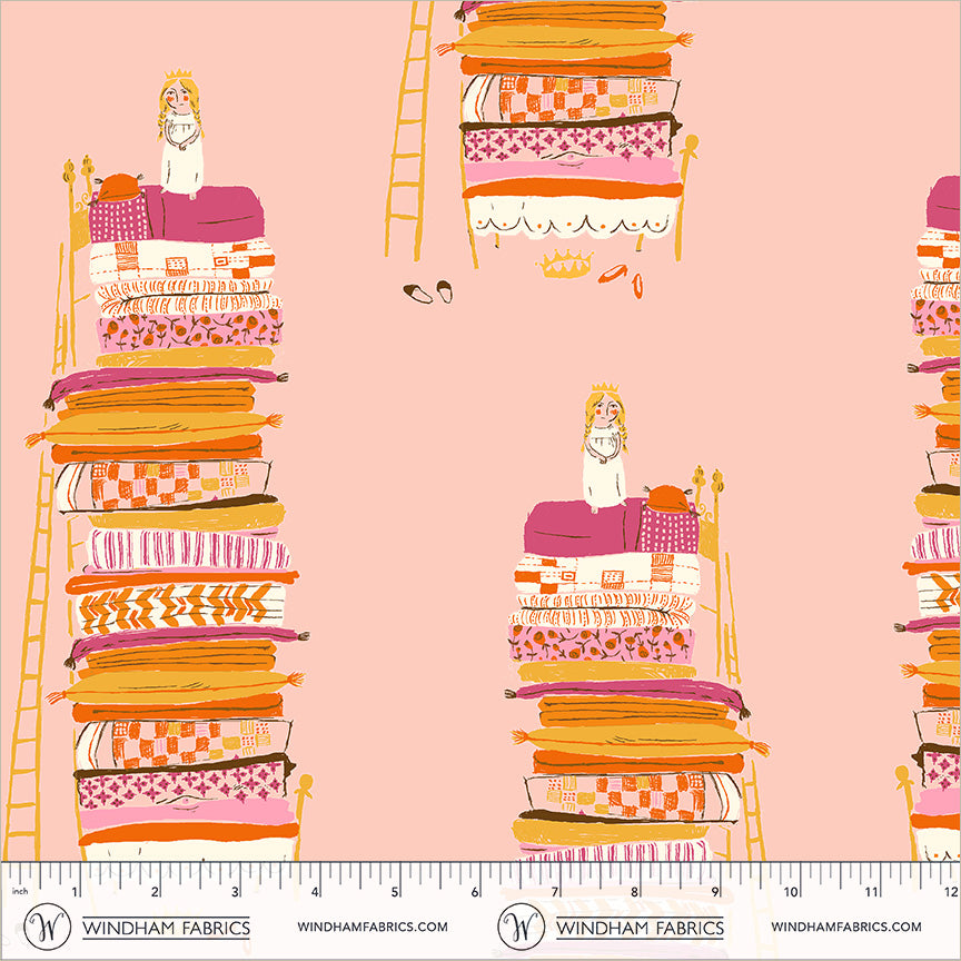 Heather Ross Favorites by Heather Ross - Princess And The Pea 39658D-5 Pink