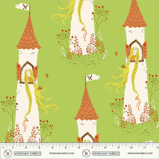 Heather Ross Favorites by Heather Ross - Rapunzel 51197D-1 Green