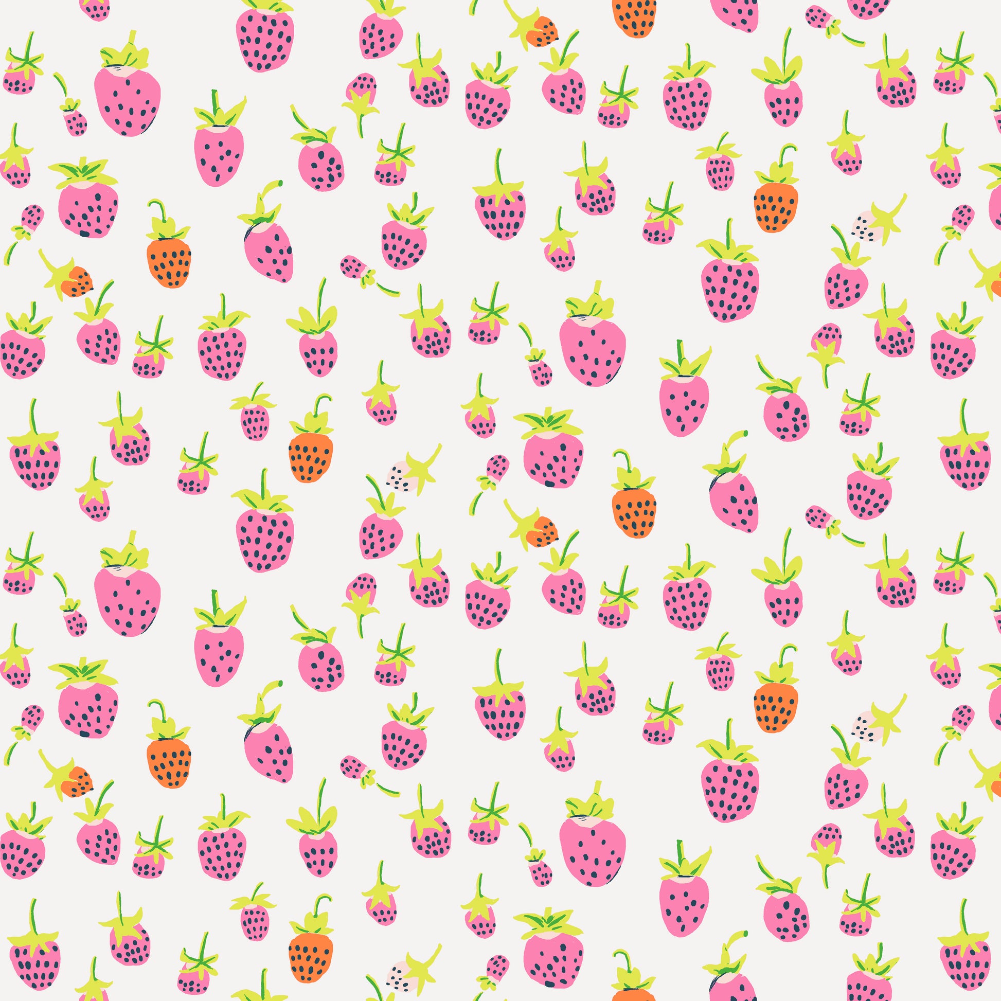 Heather Ross Favorites by Heather Ross - Strawberries 37024D-14 Blush