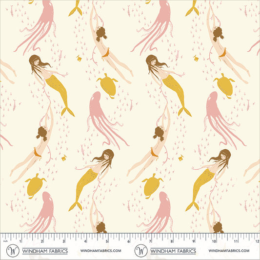 Heather Ross Favorites by Heather Ross - Underwater Sisters 40943D-11 Blush-Pink