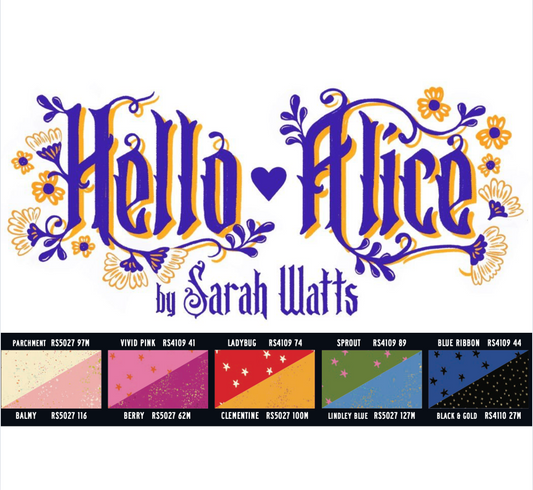 Hello Alice by Sarah Watts : Coordinating Fabric Bundles