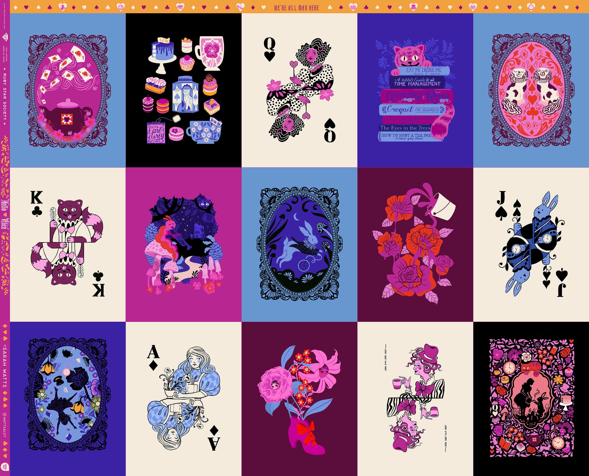 Hello Alice by Sarah Watts : Coordinating Fabric Bundles