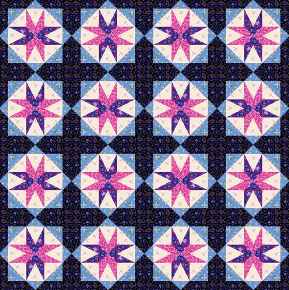 Star Island Quilt Pattern by String & Story