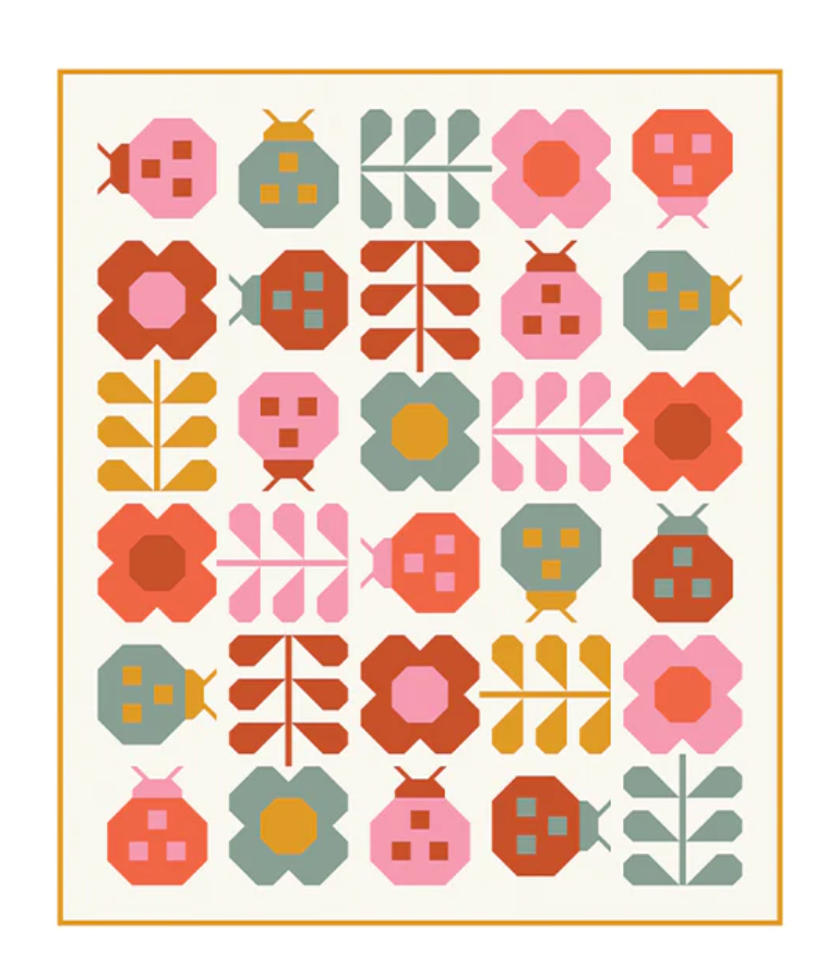 Hello Spring Quilt Kit Featuring Pure Solids by Art Gallery Fabrics - Several Color Ways Available