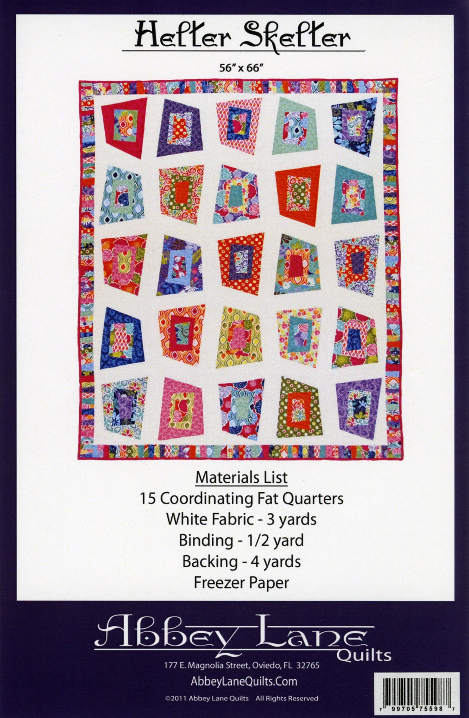 Helter Skelter Quilt Pattern by Abbey Lane Quilts