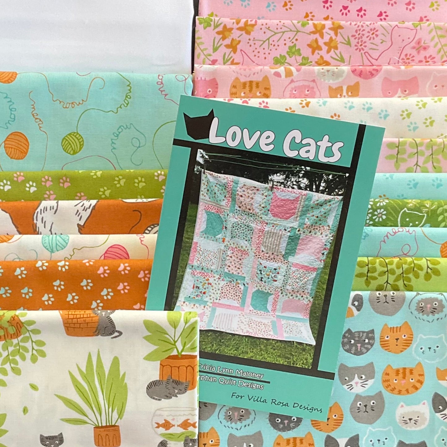 Here Kitty Kitty by Stacy Iest Hsu : Love Cats Quilt Kit
